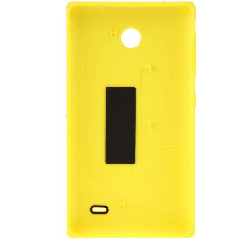 Original Plastic Battery Back Cover + Side Button For Nokia X (Yellow)
