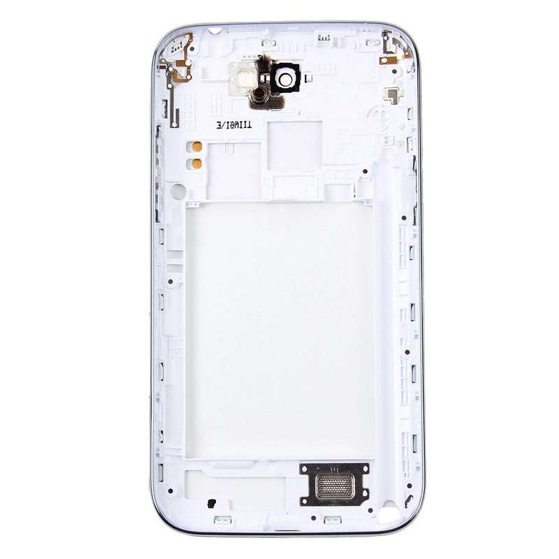 For Galaxy Note II / N7100 Middle Frame Bezel + Battery Back Cover (White)