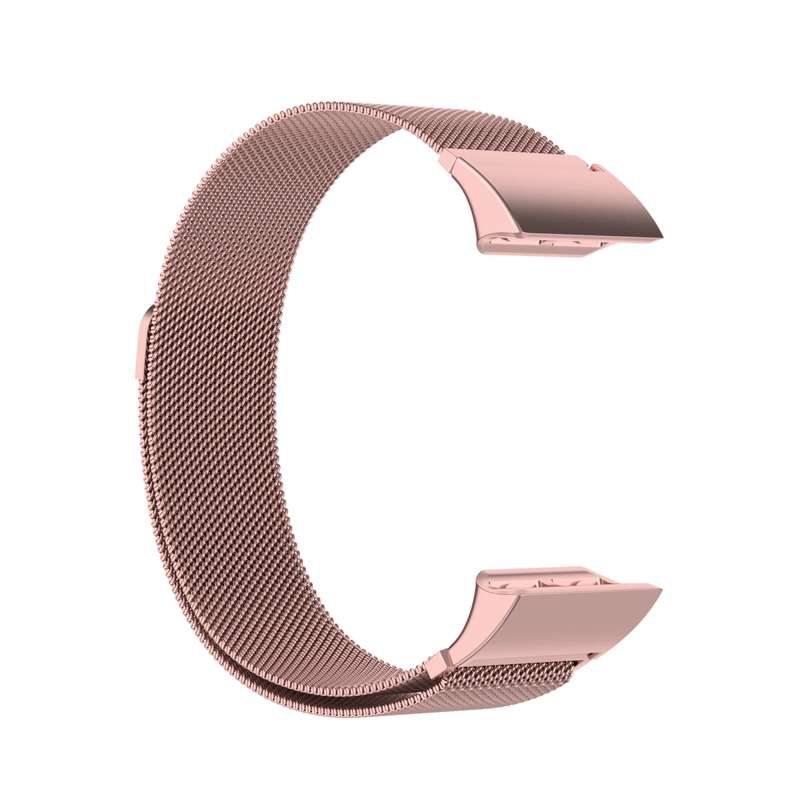 For Garmin Forerunner 35 / 30 Milanese Watch Band(Rose Pink)