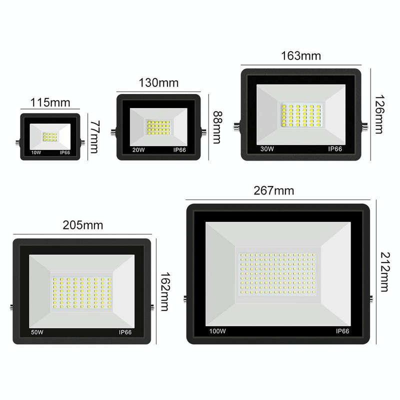 50W Linear LED Spotlight Outdoor Project Light Waterproof Garden Energy-Saving Lighting Floodligh...