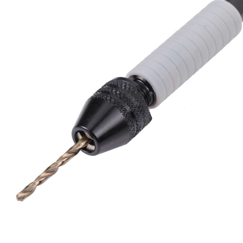 Precision Pin Vise Mini Twist Drill Bits Hand Drill Set, Model:8009