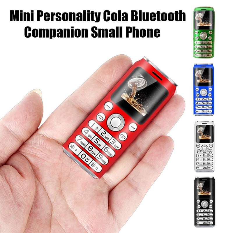 Satrend K8 Mini Mobile Phone, 1.0 inch, Hands Free Bluetooth Dialer Headphone, MP3 Music, Dual SI...