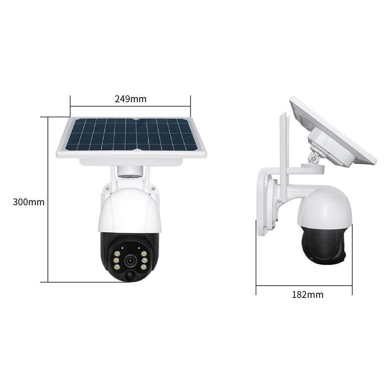 T23 2288 x 1288P Full HD Solar Powered WiFi Camera, Support PIR Alarm, Night Vision, Two Way Audi...