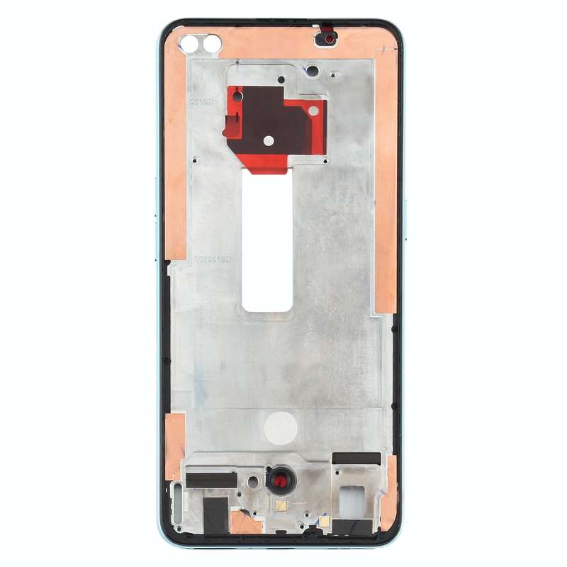 For OPPO Reno4 5G PDPM00, PDPT00, CPH2091 Front Housing LCD Frame Bezel Plate (Baby Blue)