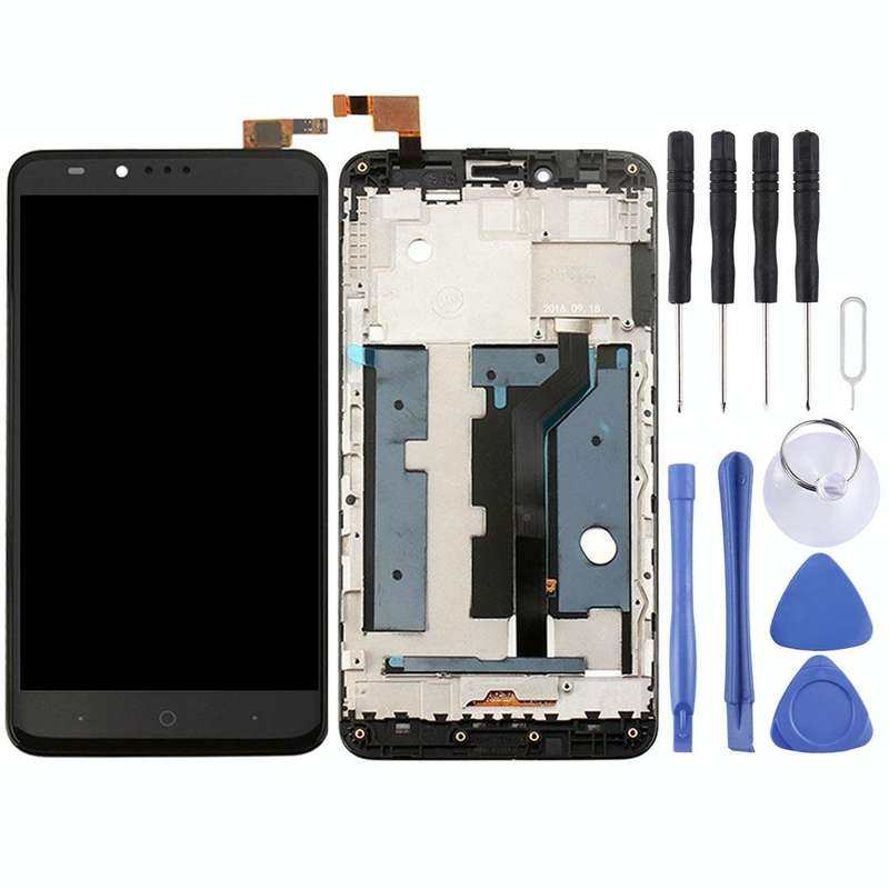 OEM LCD Screen For ZTE ZMax Pro / Z981 Digitizer Full Assembly with FrameBlack)