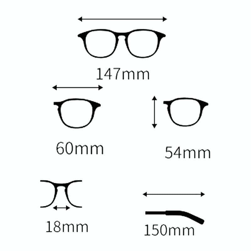 Literary Retro Anti-Blue Light Glasses Frame Light Polygonal Frame Flat Lens Eyeglass(Clear White)