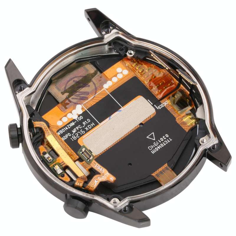 LCD Screen and Digitizer Full Assembly With Frame for Huawei Watch GT 2 46mm(Black)