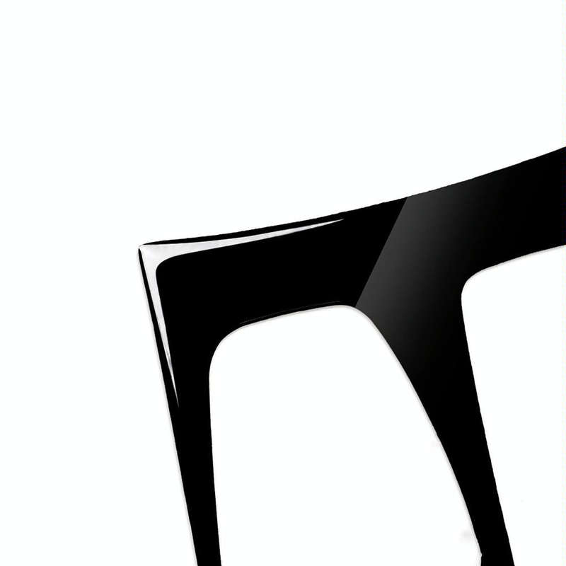 Car Right Drive Gear Panel Decorative Sticker for BMW X5 E70 2008-2013 / X6 E71 2009-2014(Black)