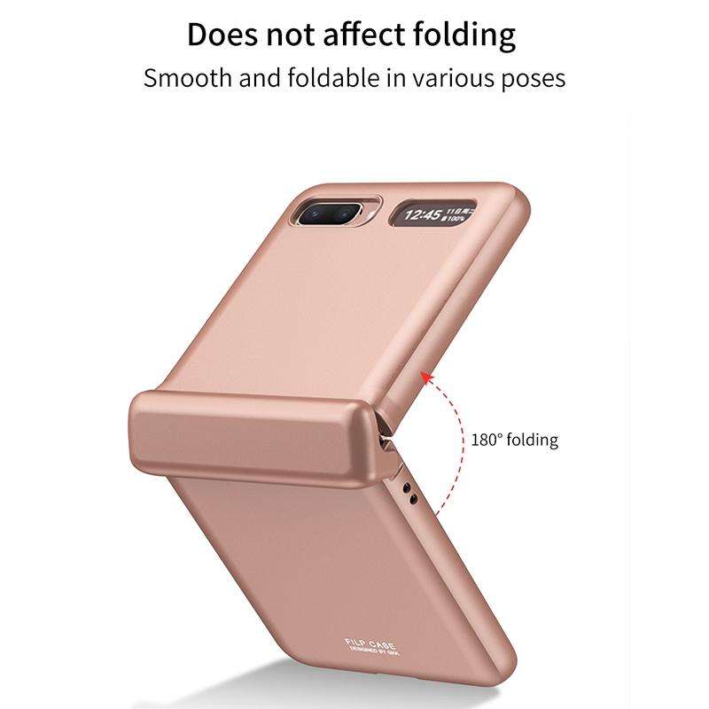 For Samsung Galaxy Z Flip 5G GKK Magnetic Full Coverage Phone Flip Case(Purple)