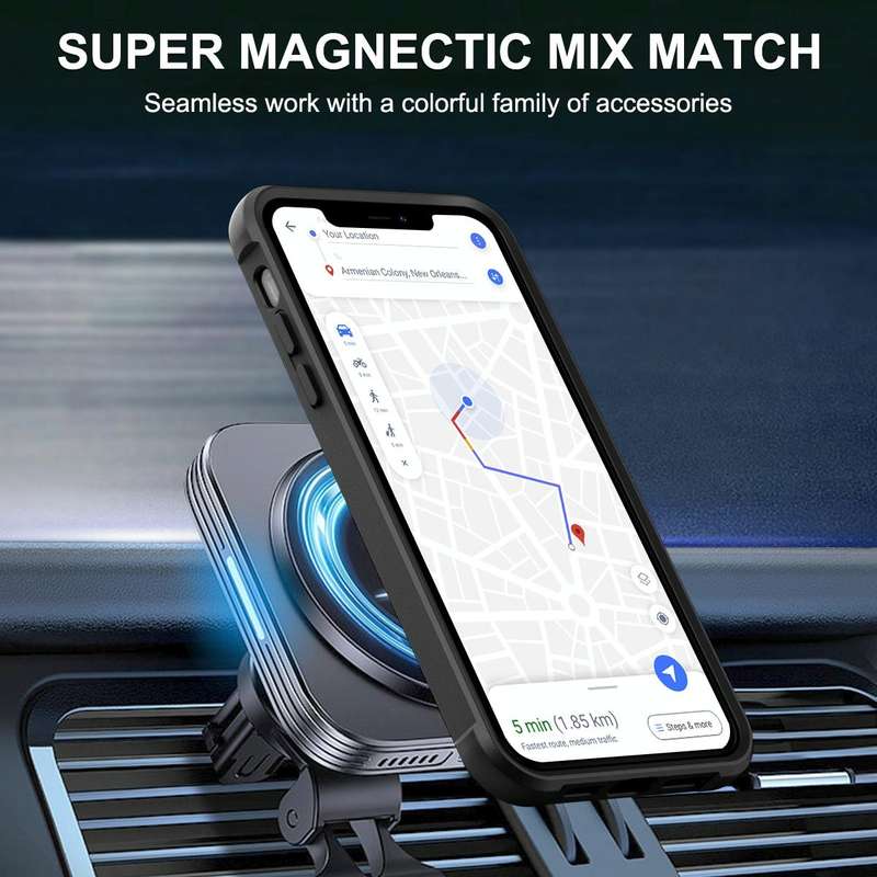 For iPhone 11 MagSafe Magnetic Phone Case(Black)