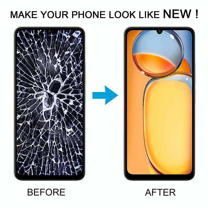 For Xiaomi Redmi 13C 4G Original IPS Material LCD Screen Digitizer Full Assembly with Frame