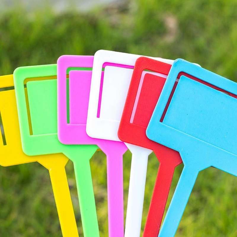 2 PCS Garden Plant Plastic Insert Labels(White)