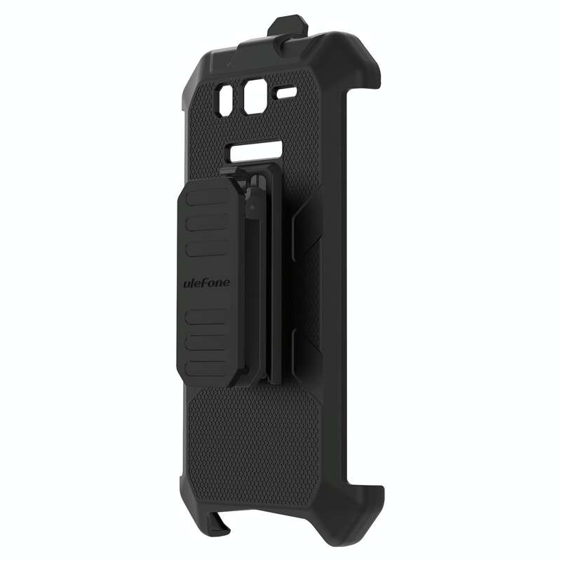 For Ulefone Armor 20WT Ulefone Back Clip Phone Case with Carabiner (Black)