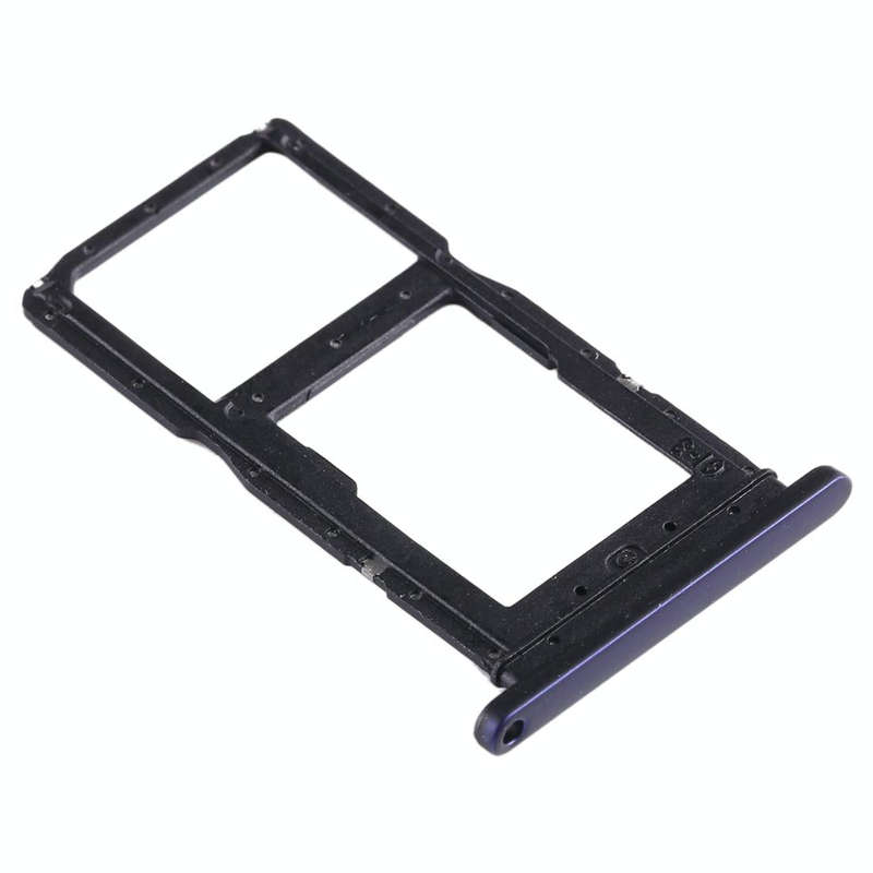 SIM Card Tray + SIM Card Tray / Micro SD Card Tray for Huawei Honor 9X / Honor 9X Pro(Dark Blue)