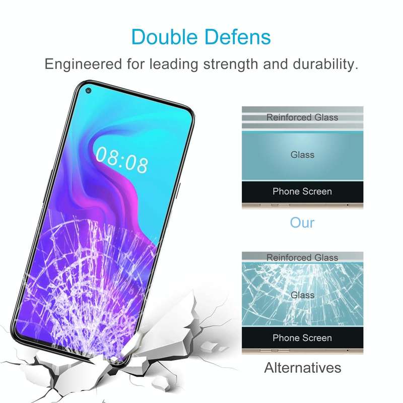 For Cubot X30 10 PCS 0.26mm 9H 2.5D Tempered Glass Film