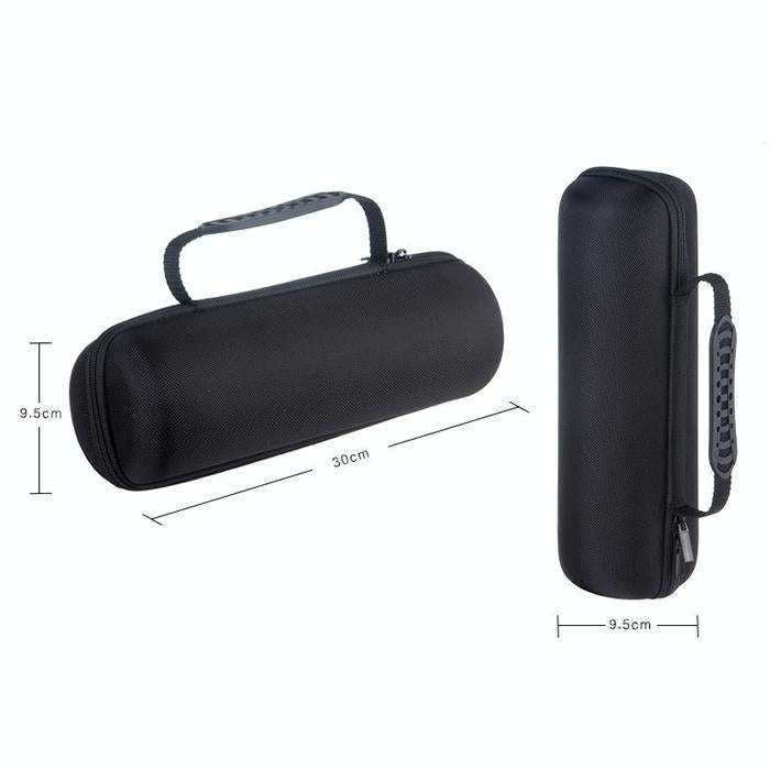 2 in 1 Hard PU Carry Zipper Storage Box Bag + Soft Silicone Cover for JBL Charge 3 Bluetooth Spea...