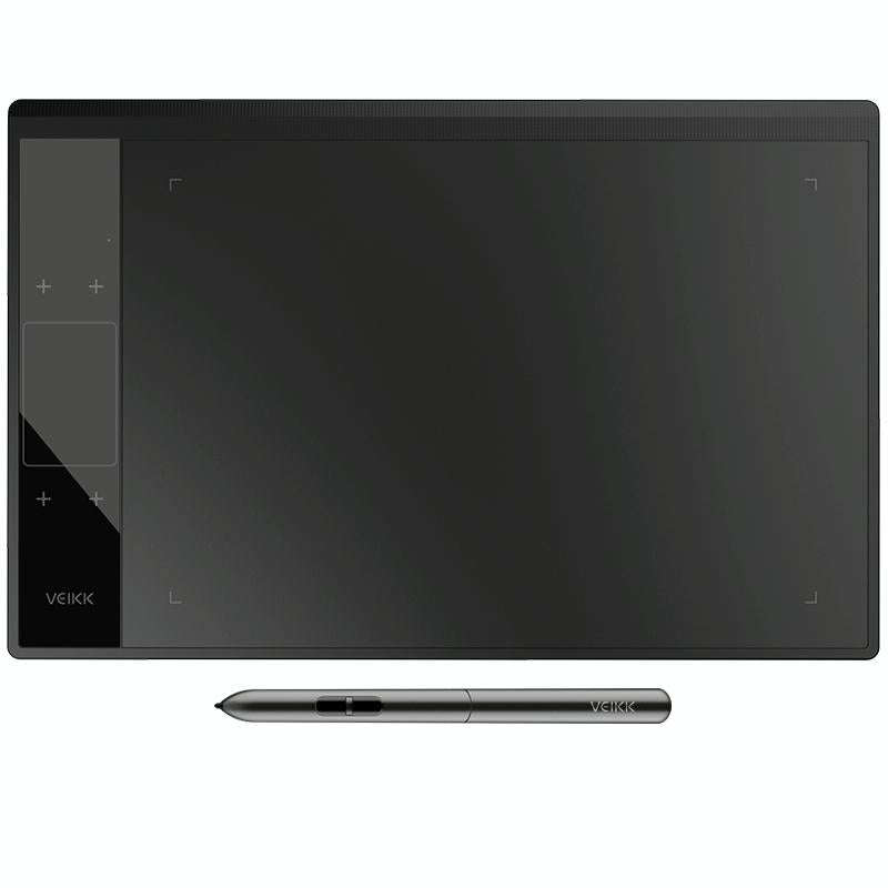 VEIKK A30 10x6 inch 5080 LPI Smart Touch Electronic Graphic Tablet, with Type-c Interface