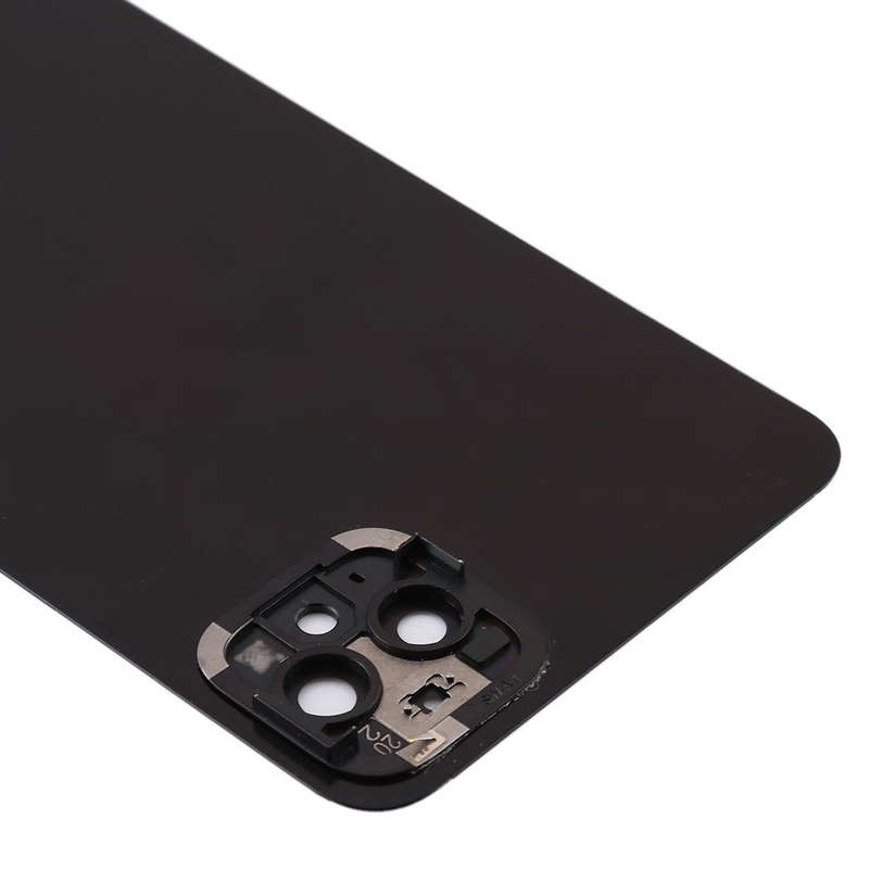 Battery Back Cover with Camera Lens Cover for Google Pixel 4(Black)