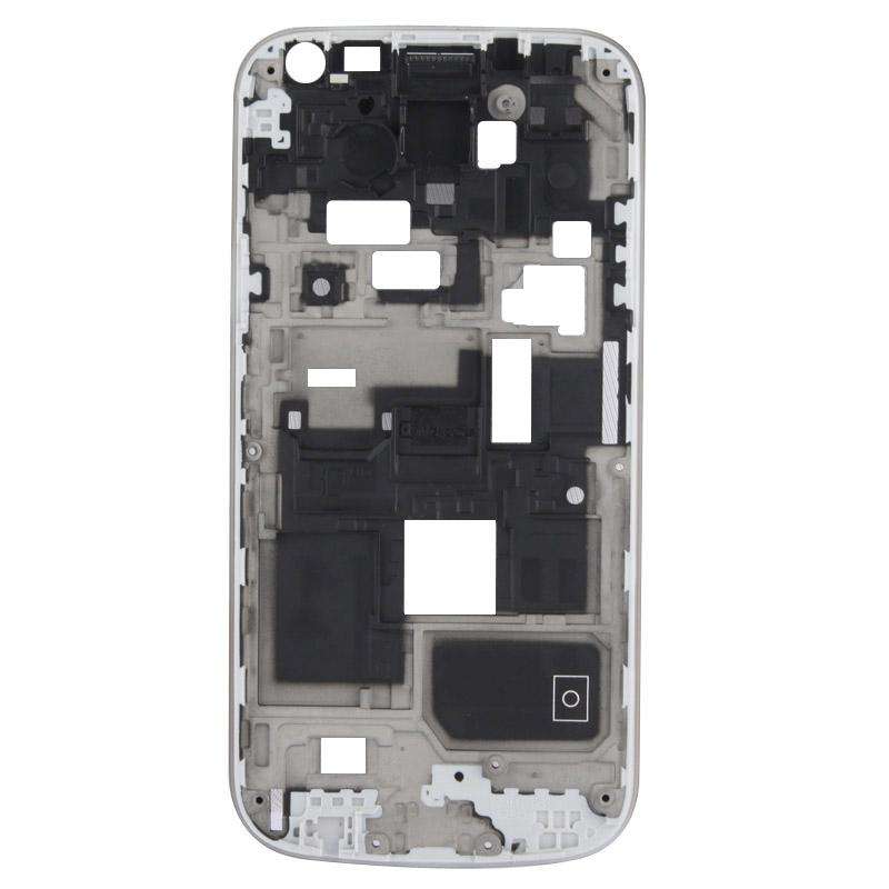 For Galaxy S4 Mini / i9195 LCD Middle Board with Button Cable (White)