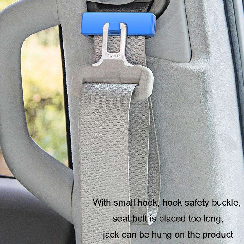SHUNWEI 1pair Car Safety Belt Limiter Anti-Stranglehold Clip(Black)