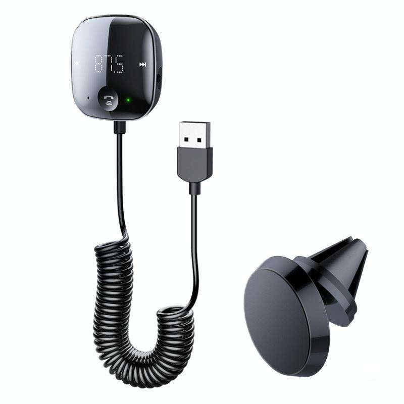 S-25 Car Bluetooth 5.0 MP3 Receiver Audio Converter FM Music Player
