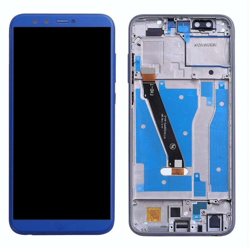 OEM LCD Screen for Huawei Honor 9 Lite Digitizer Full Assembly with Frame (Blue)