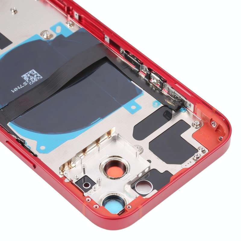 For iPhone 13 Battery Back Cover with Side Keys & Card Tray & Power + Volume Flex Cable & Wireles...
