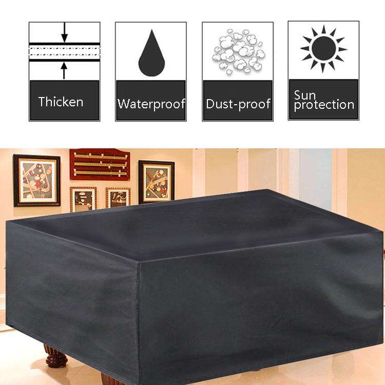 Billiard Table Dust Cover Billiard Protective Cover Water-Repellent Furniture Cover, Size: 225x11...