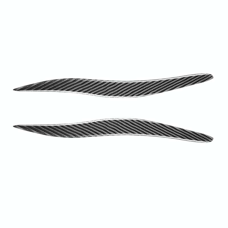 2 PCS / Set Carbon Fiber Car Lamp Eyebrow Decorative Sticker for Lexus IS250/ IS300 2006-2012, Dr...