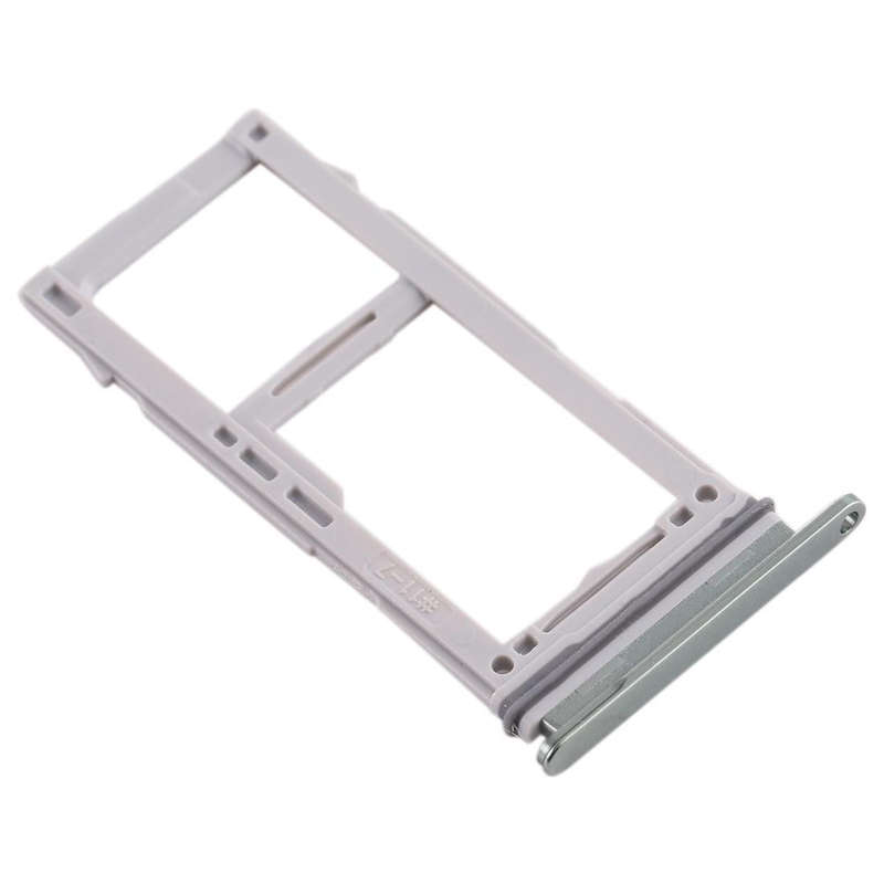 For Galaxy S10+ / S10 / S10e SIM Card Tray + SIM Card Tray / Micro SD Card Tray (Green)