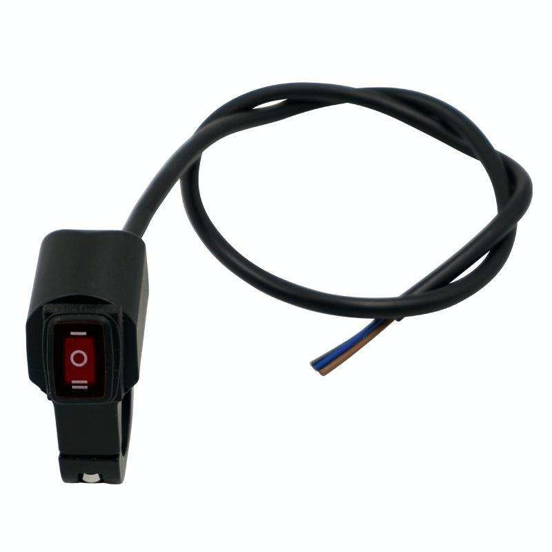 Motorcycle Modification Aluminum Alloy Waterproof Retro Switch Headlight Shot Light Discharge Swi...