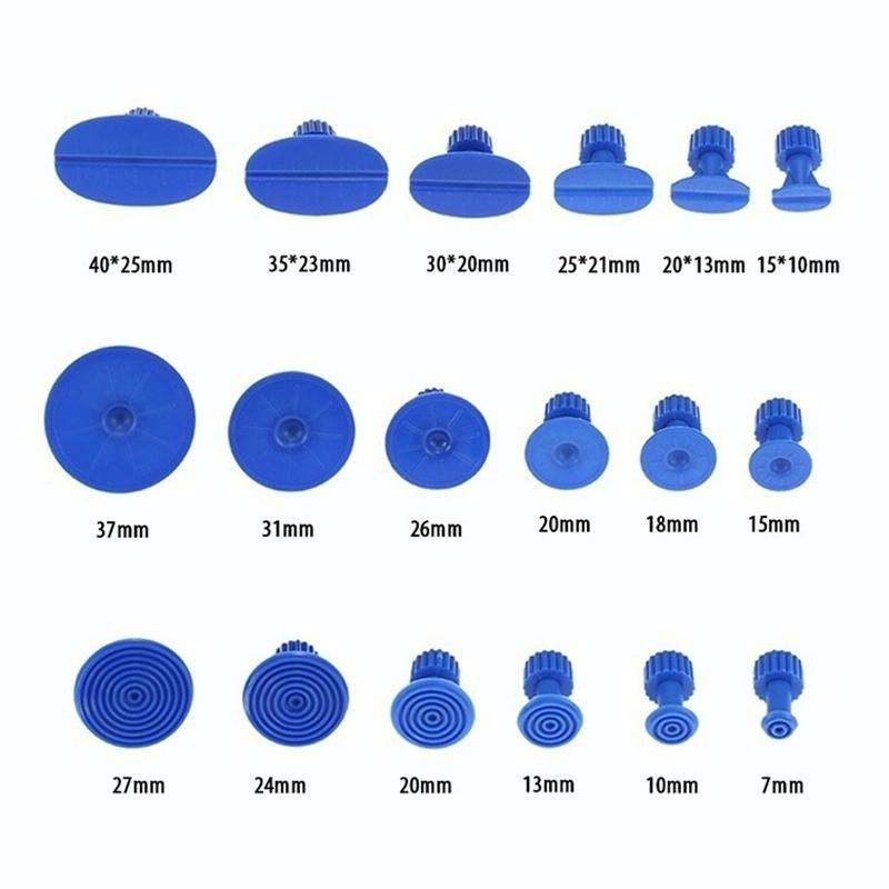 56 in 1 Auto PDR Plastic Ding Glue Tabs Paintless Dent Removal Car Repair Tools Kits Glue Puller ...