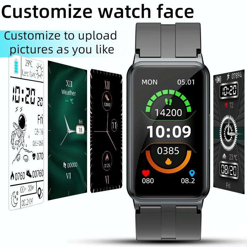 EP01 1.47 inch Color Screen Smart Watch,Support Heart Rate Monitoring/Blood Pressure Monitoring(B...