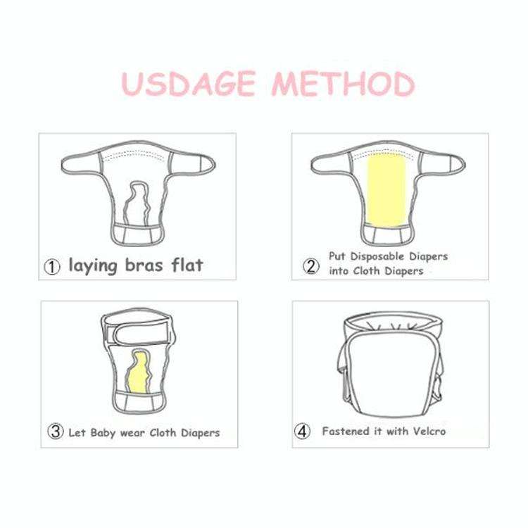 Natural Colored Cotton Breathable Adjustable Baby Waterproof Leak-proof Cloth Diaper, Specificati...