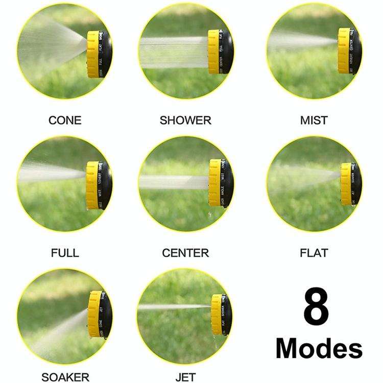 8 in 1 Car Wash Foam Pot Water Sprinkler(Green)