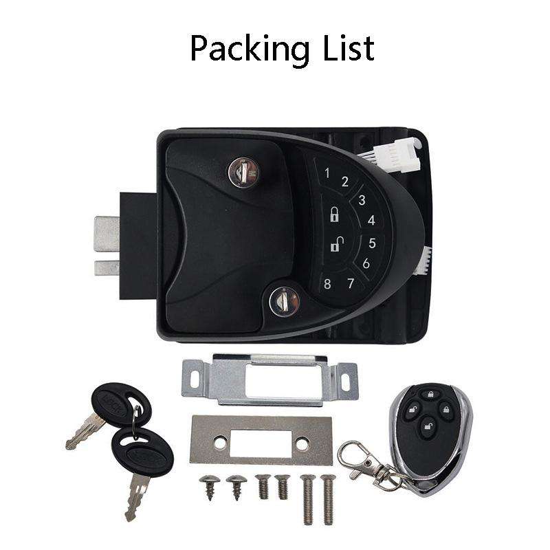 C02 RV Intelligent Remote Control Electronic Password Lock RV Door Lock Modification Accessories(...