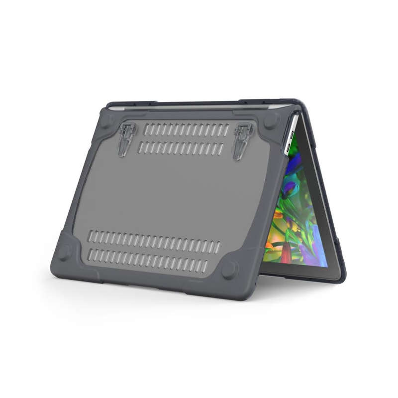 For Macbook Pro 13.3 inch (A1708) & with Touchbar (A1706) Laptop TPU + PC Folding Shockproof Prot...