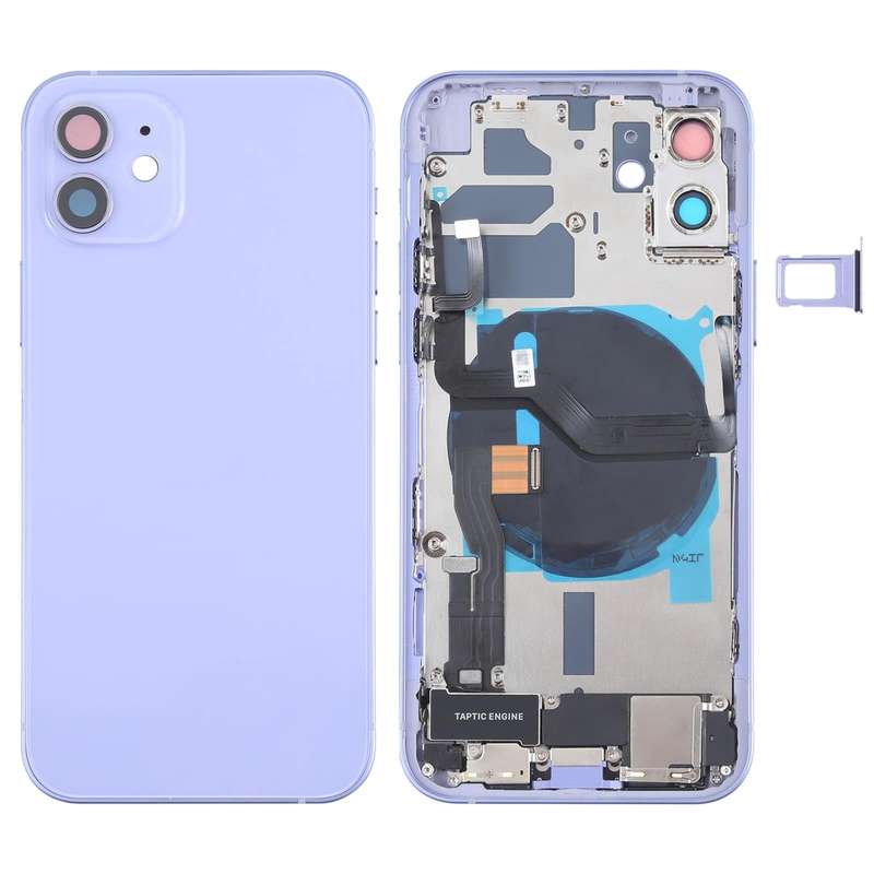 Battery Back Cover Assembly (with Side Keys & Speaker Ringer Buzzer & Motor & Camera Lens & Card ...