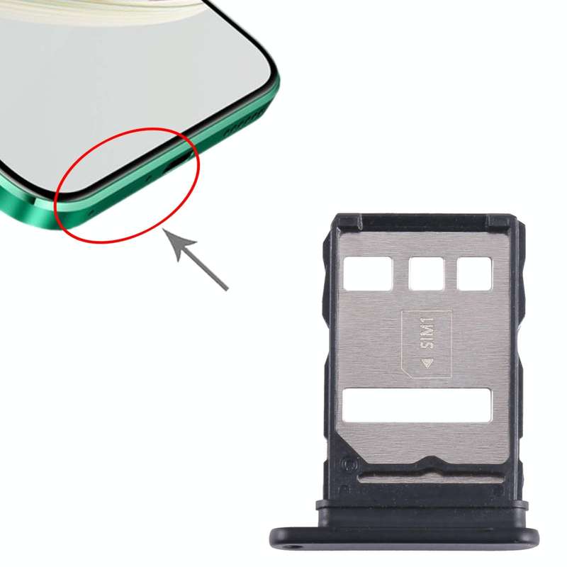 For Huawei Nzone S7 Pro 5G SIM Card Tray (Black)
