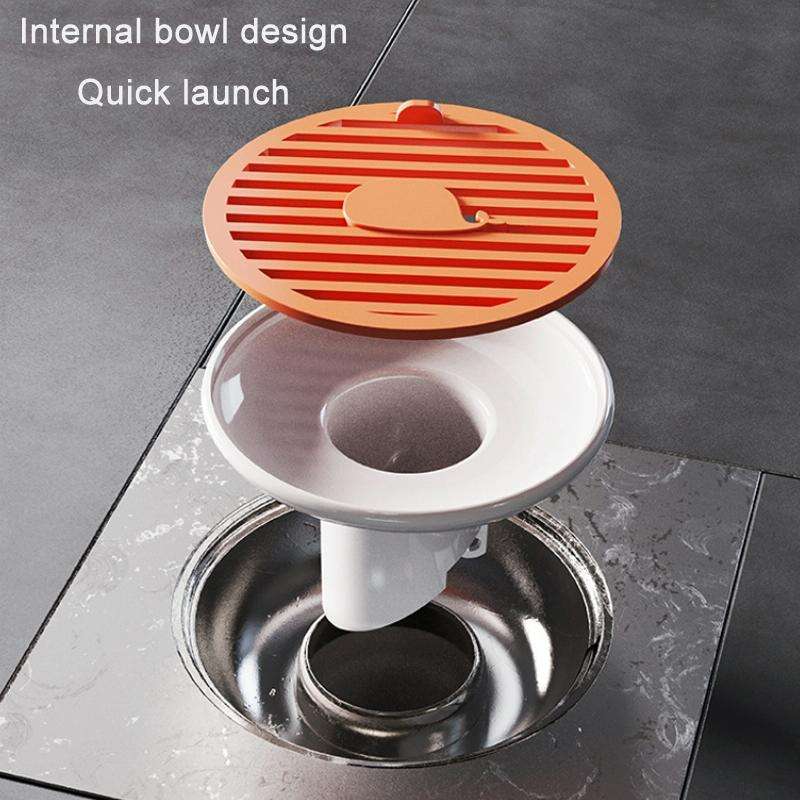 Sewer Deodorant Magnetic Suction Floor Drain Cover, Size: 3cm (White)