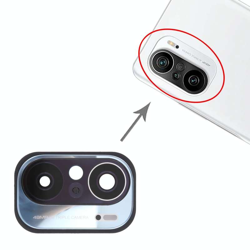 Camera Lens Cover for Xiaomi POCO F3(48MP) M2012K11AG(Silver)