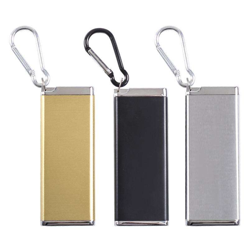 Portable Cigarette Case Portable With Lid Sealed Ashtray, Color: Gold
