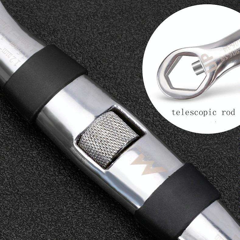 23 In 1 Double Head Self-Tightening Universal Opening Multi-Purpose Torx Wrench(Silver)