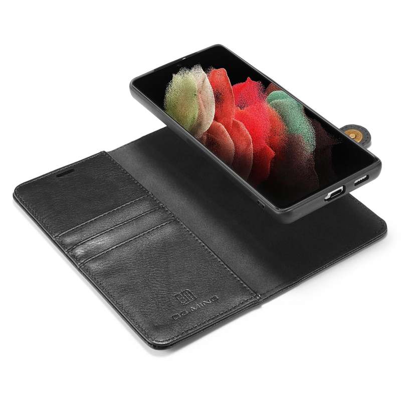 For Samsung Galaxy S21 Ultra 5G DG.MING Crazy Horse Texture Flip Detachable Magnetic Leather Case...