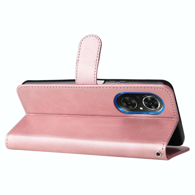 For Honor 50 SE / Huawei Nova 9 SE Fashion Calf Texture Zipper Horizontal Flip Leather Case(Rose ...
