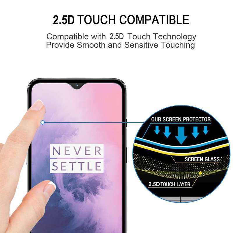 9H Full Screen Tempered Glass Film for OnePlus 7