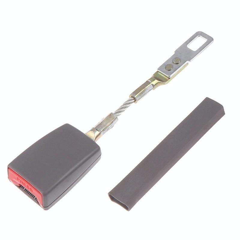 25cm Car Seat Belt Extension Snap Button, Color: Black