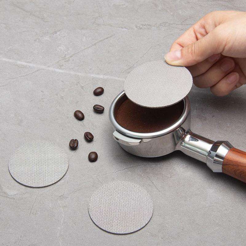 Stainless Steel Sintered Sheet Coffee Splash Filter, Size: 51mm x 1.7mm