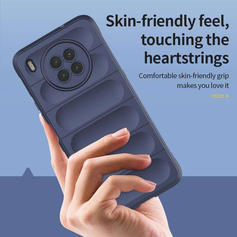 For Huawei Nova 8i Magic Shield TPU + Flannel Phone Case(Grey)