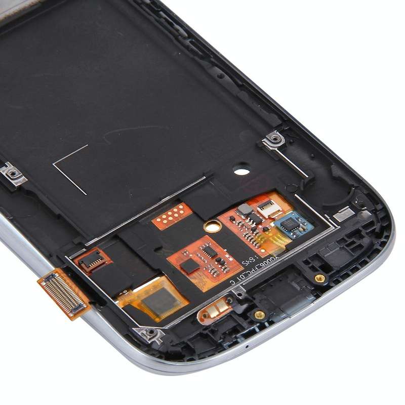LCD Display (4.65 inch TFT) + Touch Panel with Frame for Galaxy SIII / i9300(White)